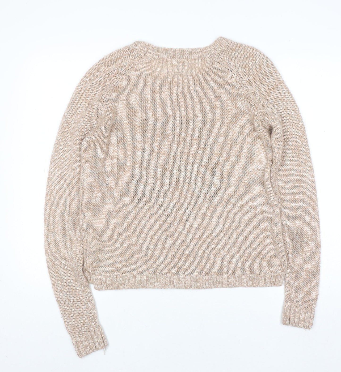 Womens UK Size 8 New Look Beige Pullover Jumper