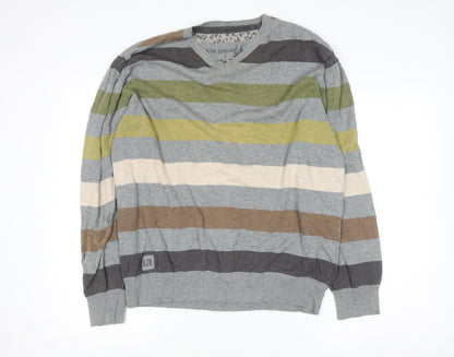 Mens UK Size L Rocha John Rocha Multicoloured Pullover Jumper