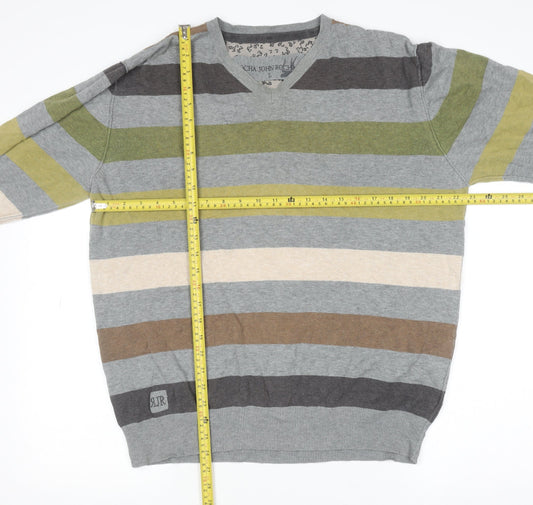 Mens UK Size L Rocha John Rocha Multicoloured Pullover Jumper