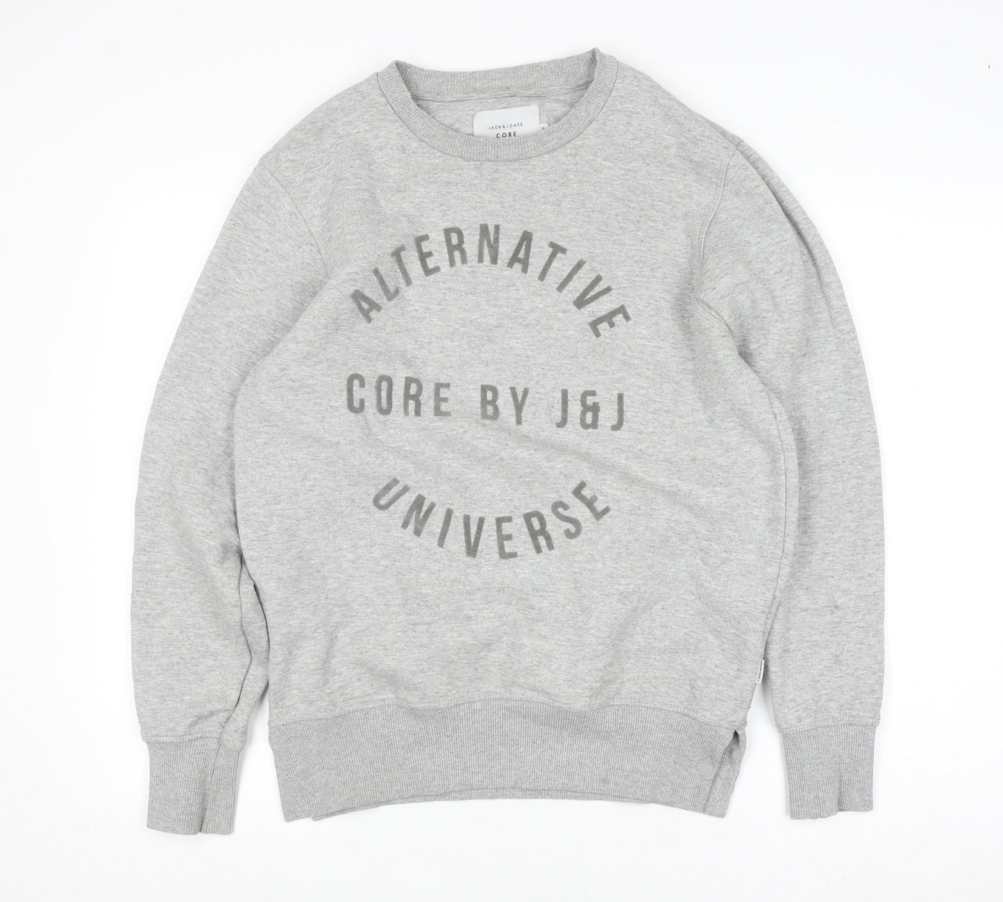 Mens UK Size M JACK & JONES Grey Pullover Sweatshirt