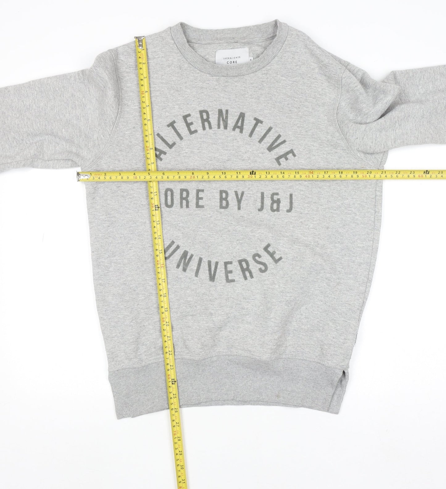 Mens UK Size M JACK & JONES Grey Pullover Sweatshirt