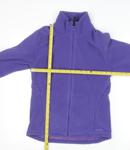 Womens UK Size 10 Fat Face Purple Full Zip Sweatshirt