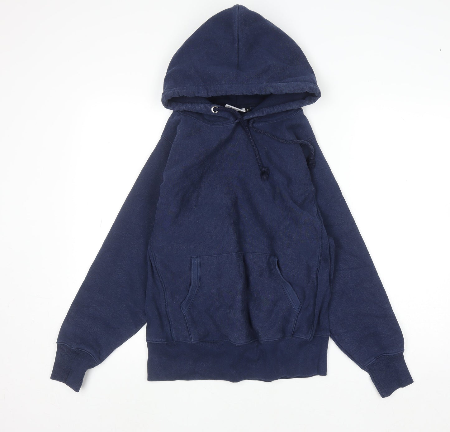 Mens UK Size S Power House Blue Pullover Hoodie
