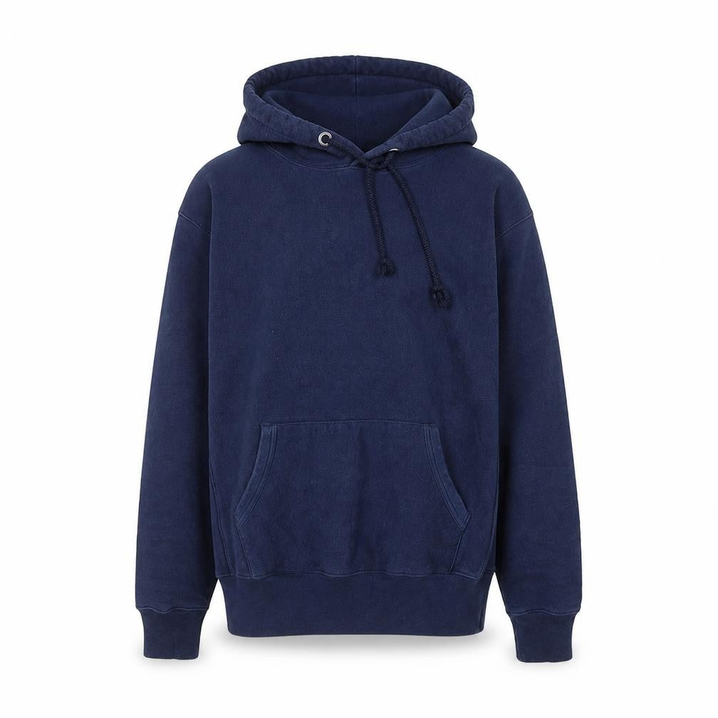 Mens UK Size S Power House Blue Pullover Hoodie