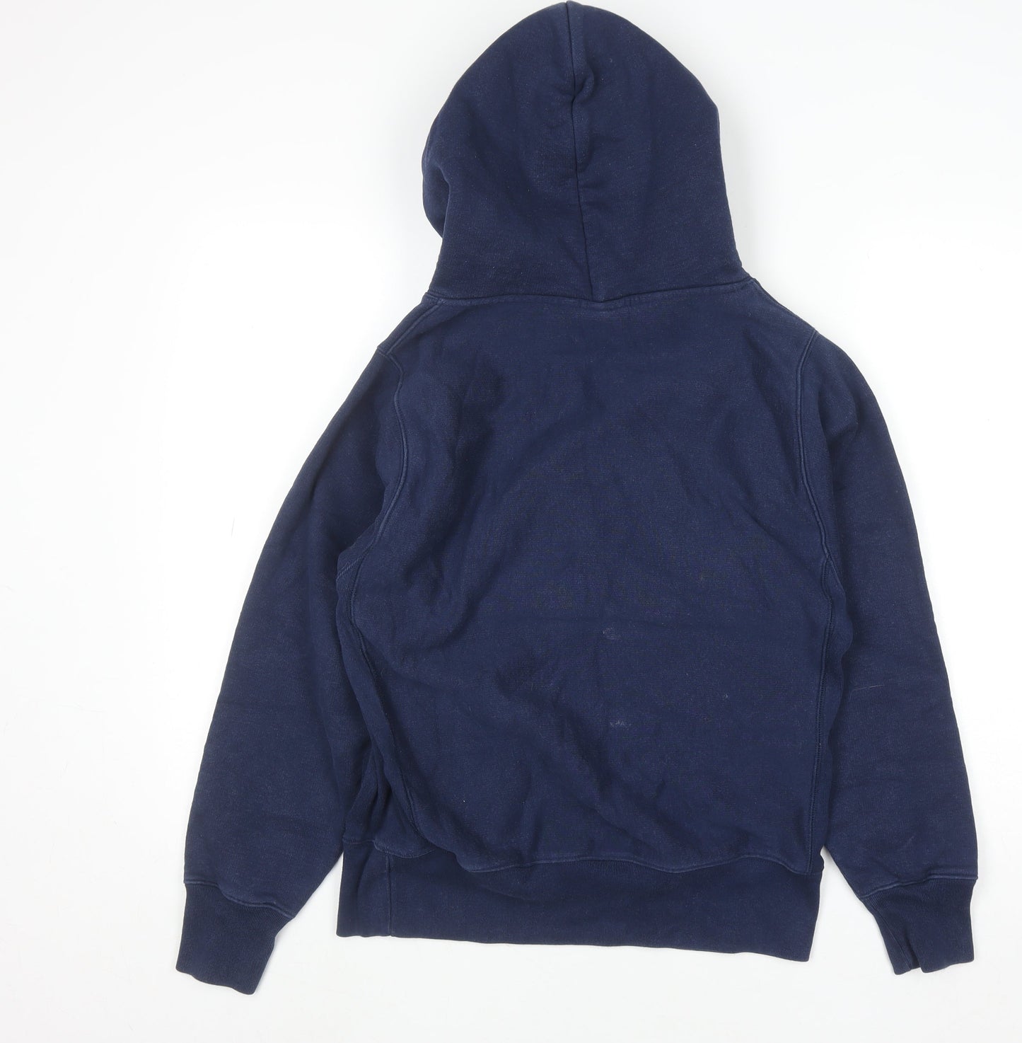 Mens UK Size S Power House Blue Pullover Hoodie