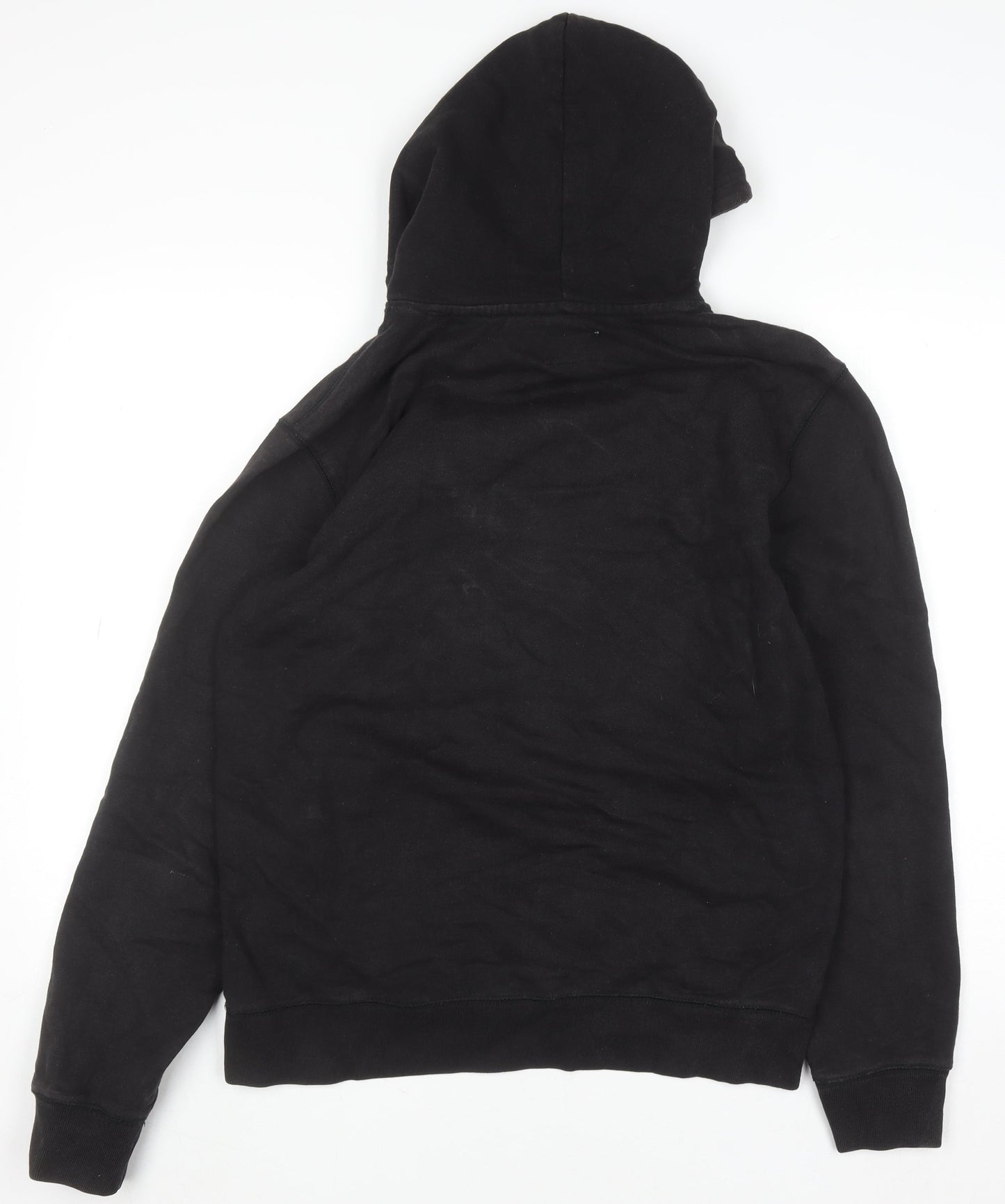 Mens UK Size M ALIFE Black Pullover Hoodie