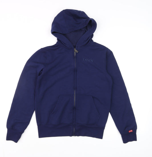 Boys UK Size 12 Years Levi's Blue Full Zip Hoodie