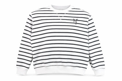Womens UK Size S H&M White Pullover Sweatshirt