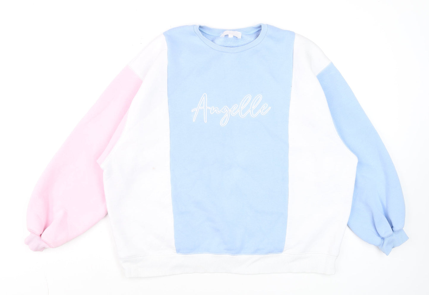 Womens UK Size L Angelle Multicoloured Pullover Sweatshirt