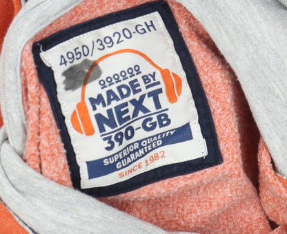 Boys UK Size 14 Years NEXT Orange Pullover Hoodie