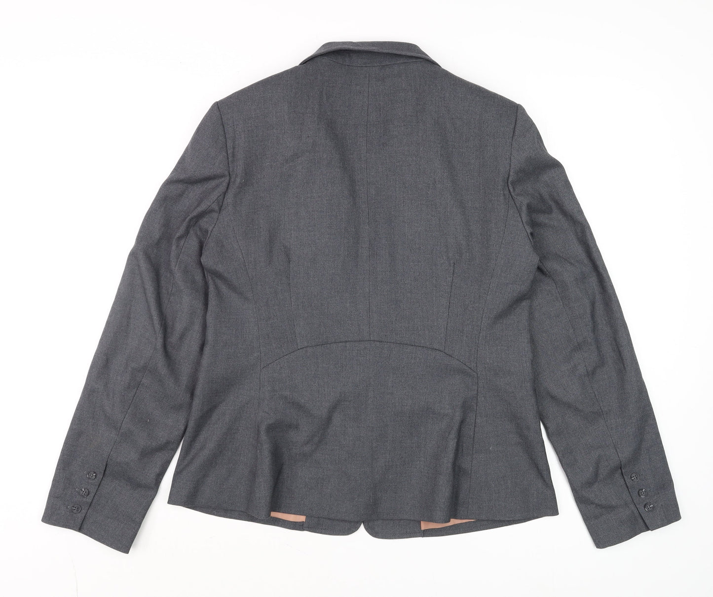 Womens UK Size 14 Oasis Regular Grey Blazer