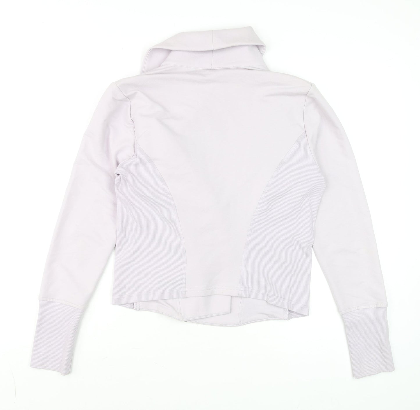 Womens UK Size 14 H by Halston Ivory Biker Coat