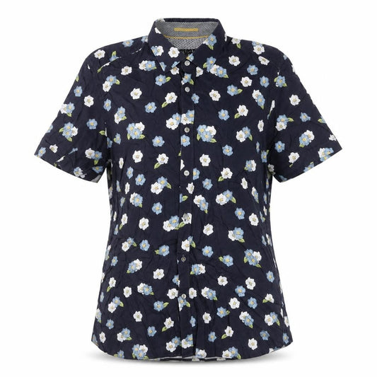 Womens UK Size 14 Ted Baker Blue Classic Button-Up
