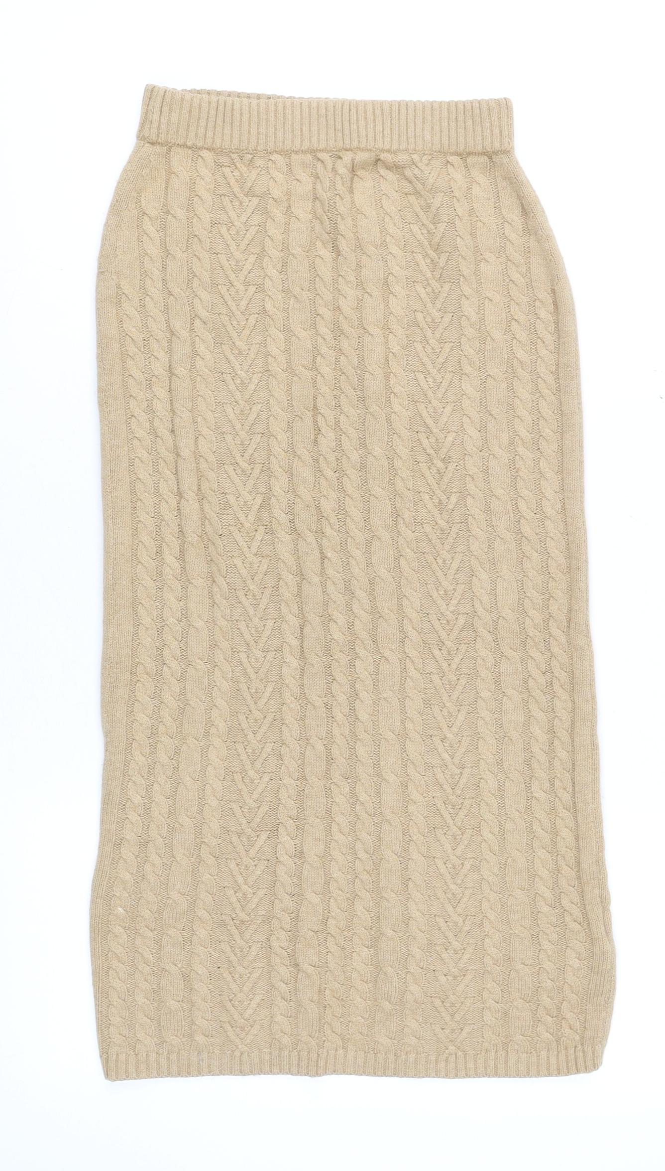 Womens UK Size S Marks and Spencer Straight & Pencil Knit Skirt