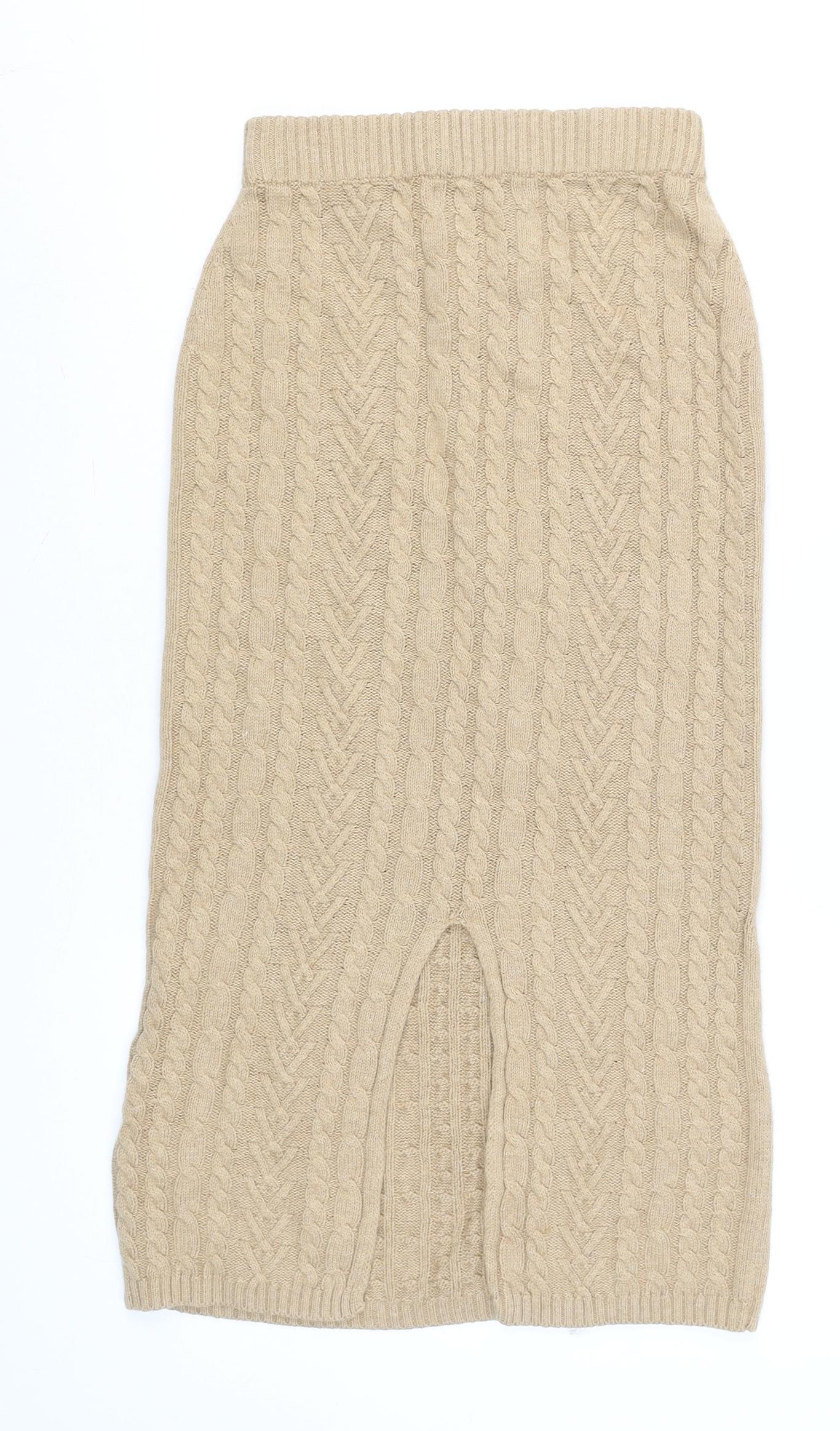 Womens UK Size S Marks and Spencer Straight & Pencil Knit Skirt