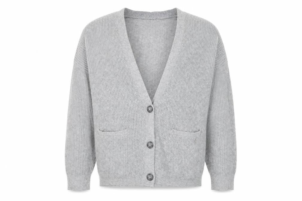 Mens UK Size M Hollister Grey Cardigan Jumper