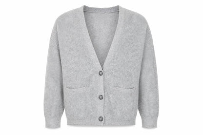 Mens UK Size M Hollister Grey Cardigan Jumper