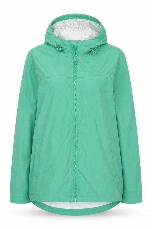Womens UK Size 10 Dunnes Green Rain Coat
