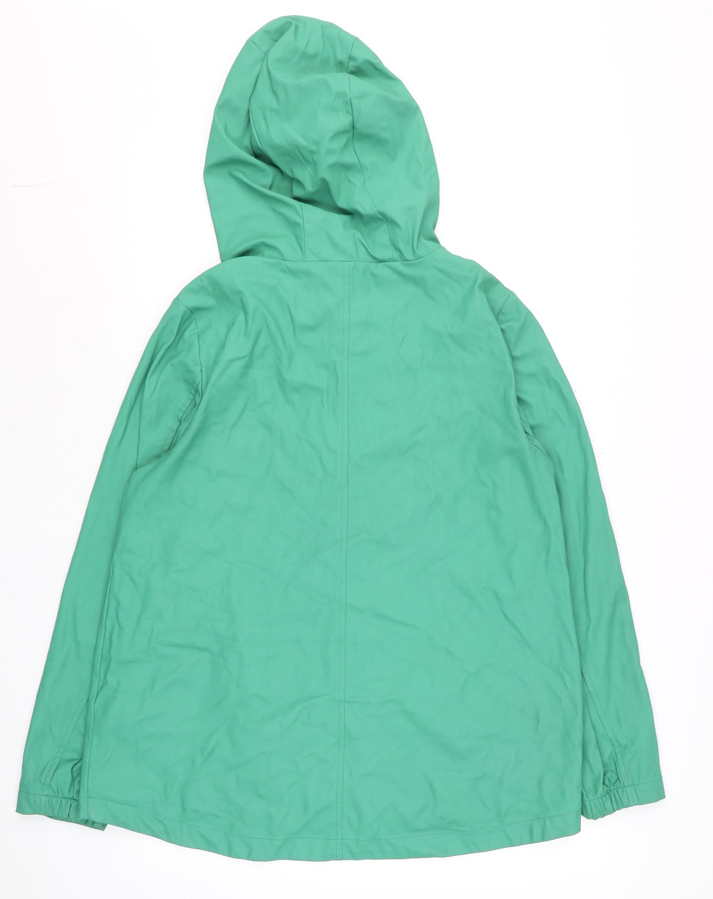 Womens UK Size 10 Dunnes Green Rain Coat