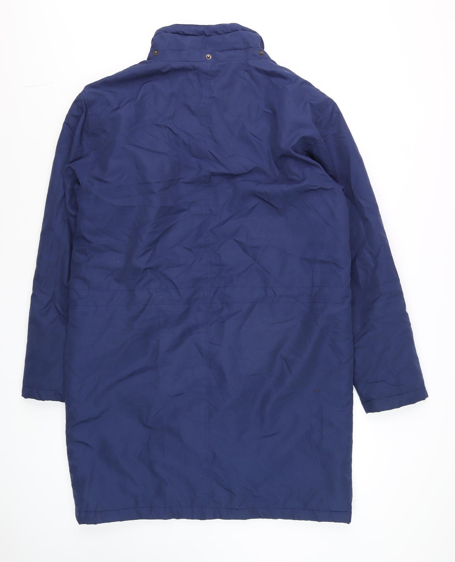 Mens UK Size M Cotton Traders Blue Parka Coat