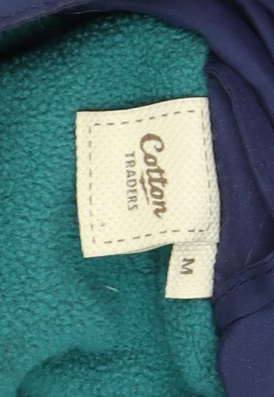 Mens UK Size M Cotton Traders Blue Parka Coat