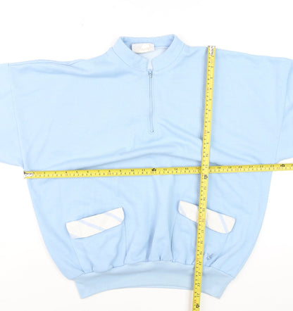 Womens UK Size M Lyle & Scott Blue Basic Button-Up