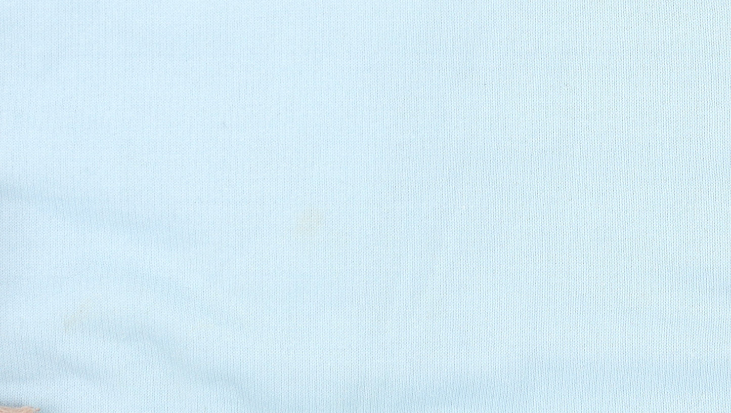 Womens UK Size M Lyle & Scott Blue Basic Button-Up