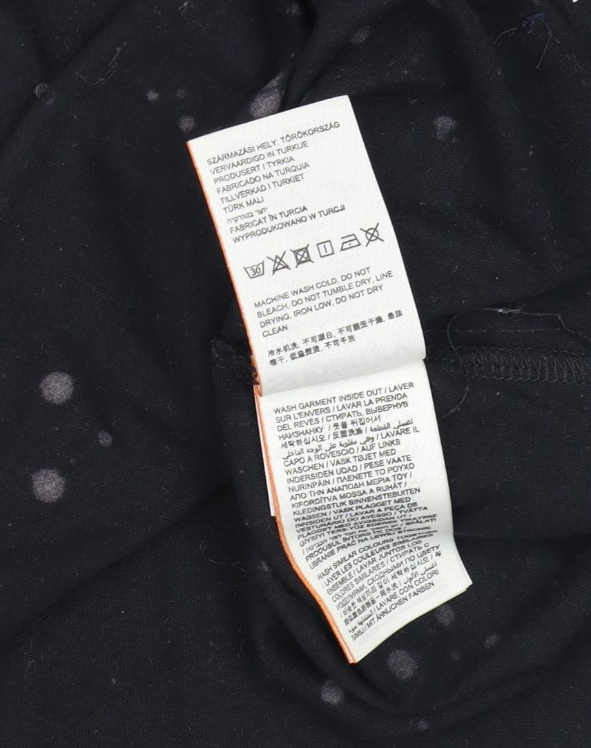 Womens UK Size XS Superdry Black Cropped Tank