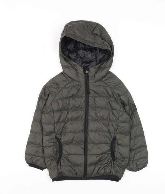 Boys UK Size 6 Years TOG24 Green Puffer Jacket