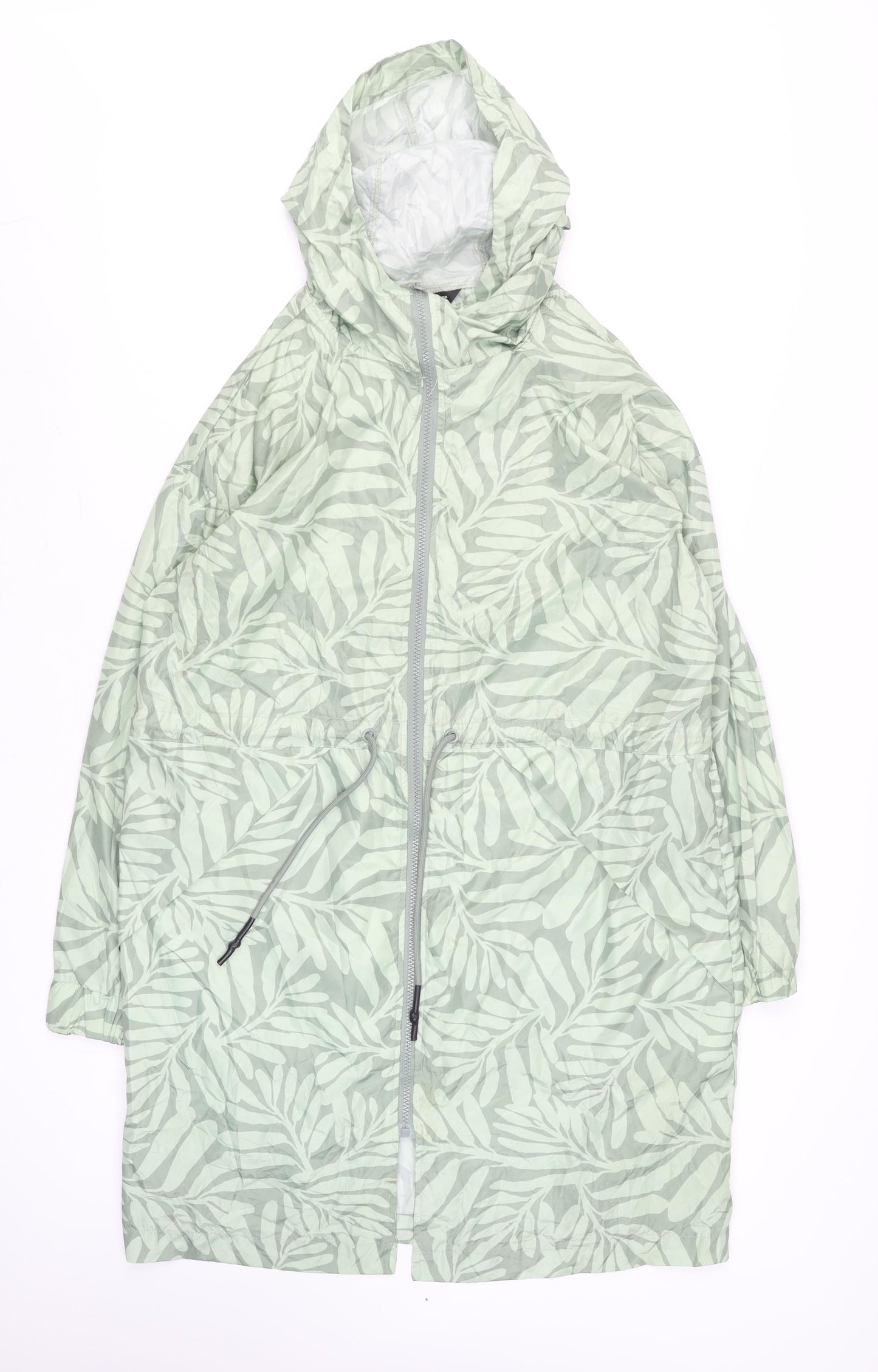 Womens UK Size M Dunnes Green Rain Coat