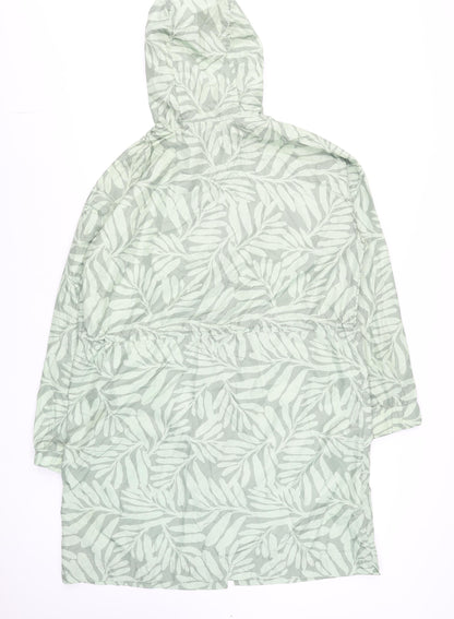 Womens UK Size M Dunnes Green Rain Coat
