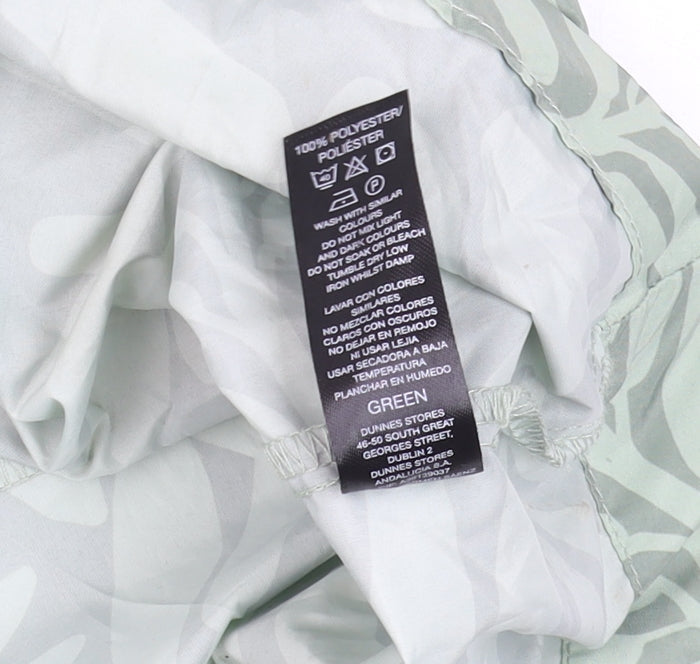 Womens UK Size M Dunnes Green Rain Coat