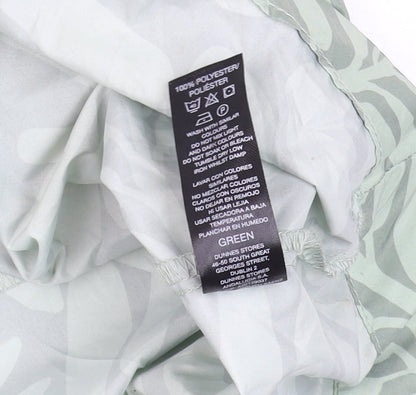 Womens UK Size M Dunnes Green Rain Coat