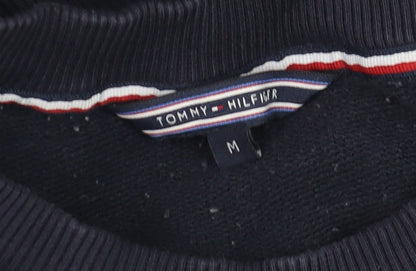 Mens UK Size M Tommy Hilfiger Blue Pullover Sweatshirt