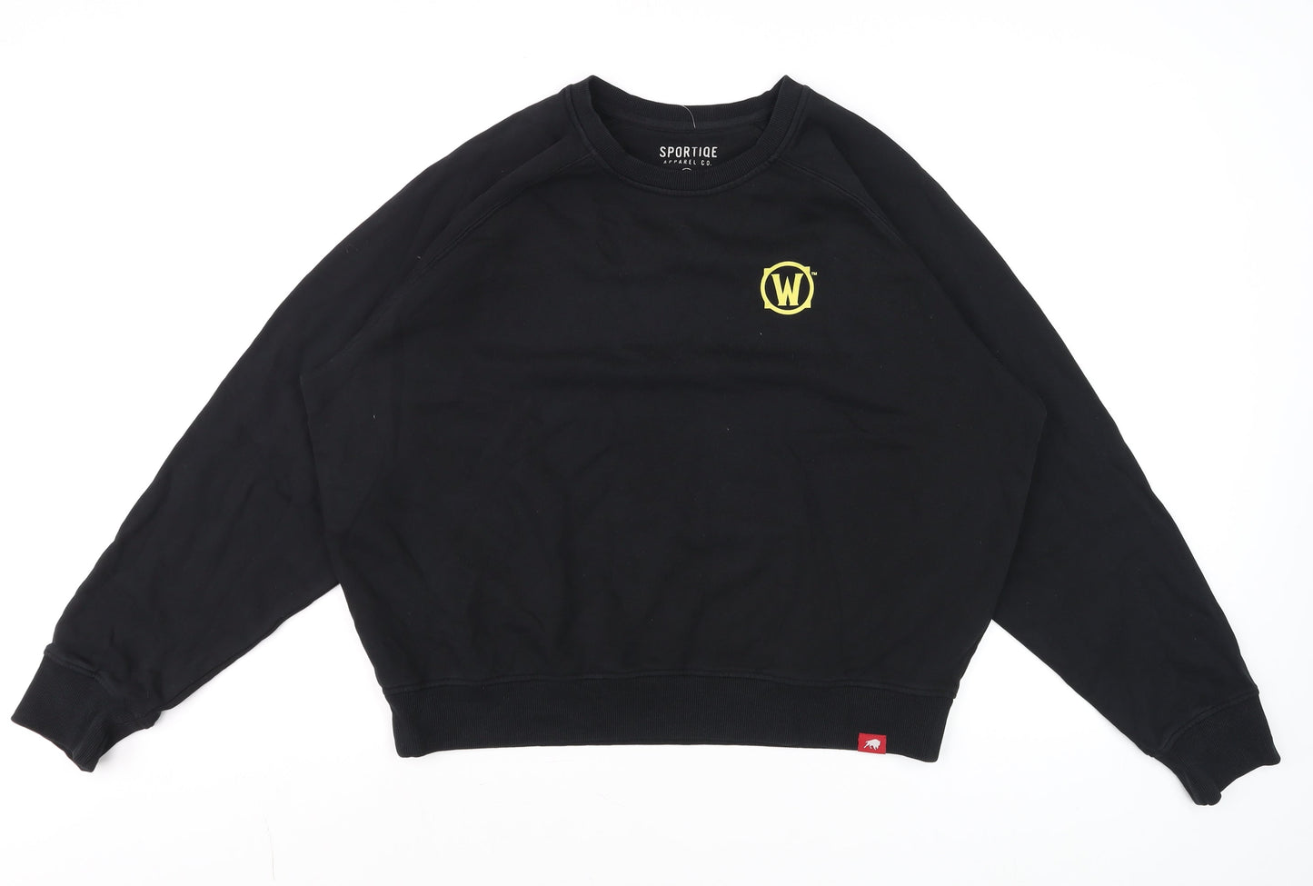 Mens UK Size XL Sportiqe Black Pullover Sweatshirt