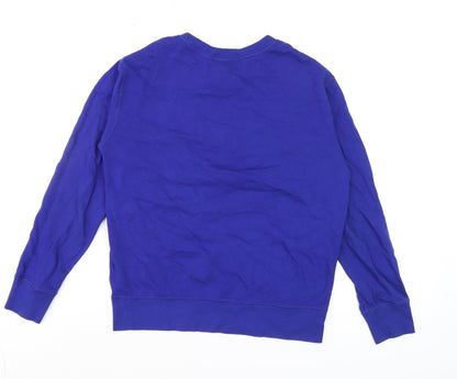 Boys UK Size 10-12 Years Ralph Lauren Blue Pullover T-Shirt