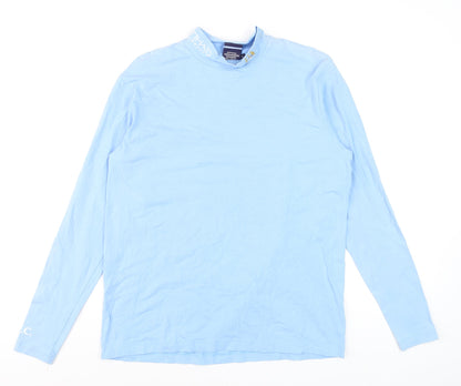 Mens UK Size S City Blue Football T-Shirt