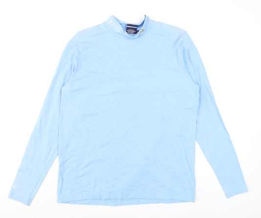 Mens UK Size S City Blue Football T-Shirt