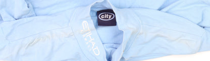 Mens UK Size S City Blue Football T-Shirt