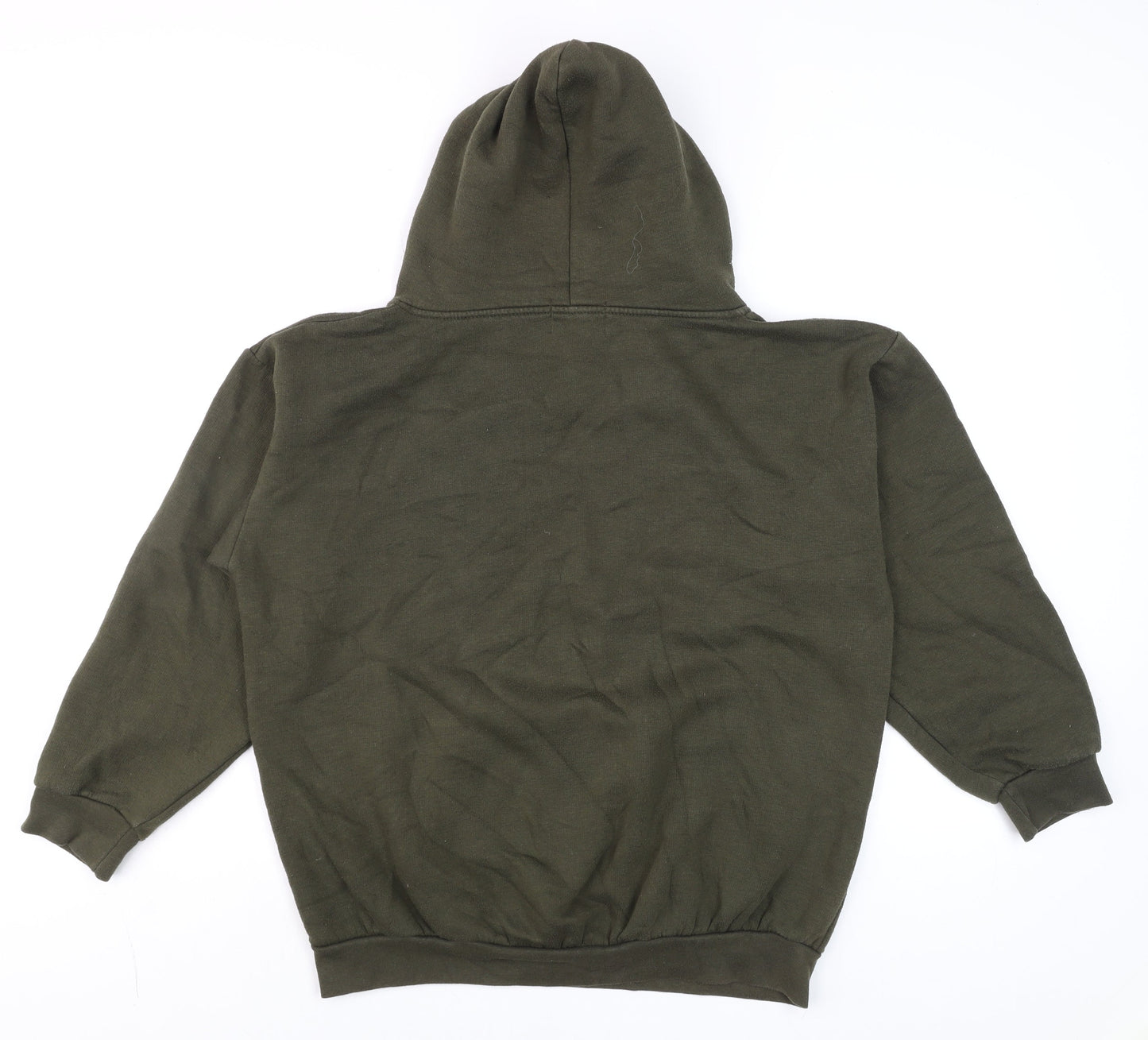 Unisex Adults UK Size M AX Paris Green Pullover Hoodie