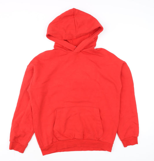 Boys UK Size 13-14 Years H&M Red Pullover Hoodie