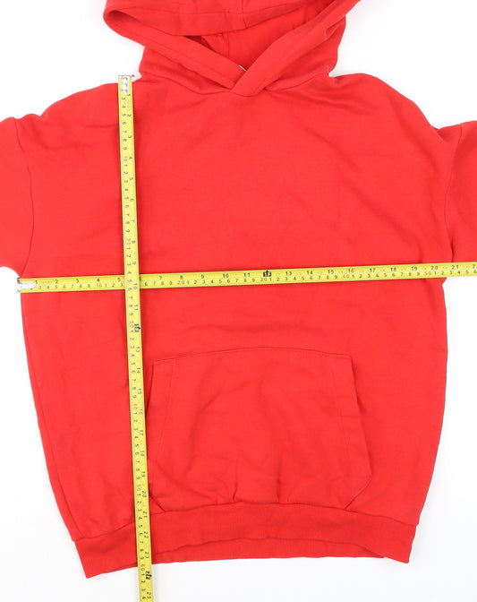 Boys UK Size 13-14 Years H&M Red Pullover Hoodie