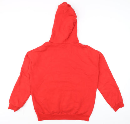 Boys UK Size 13-14 Years H&M Red Pullover Hoodie