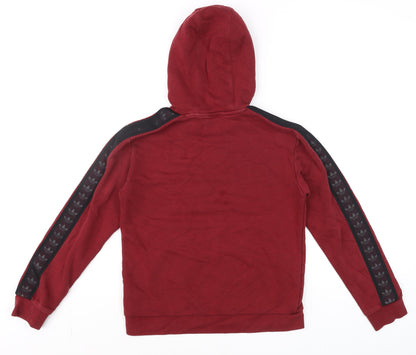 Boys UK Size 11-12 Years adidas Red Pullover Hoodie