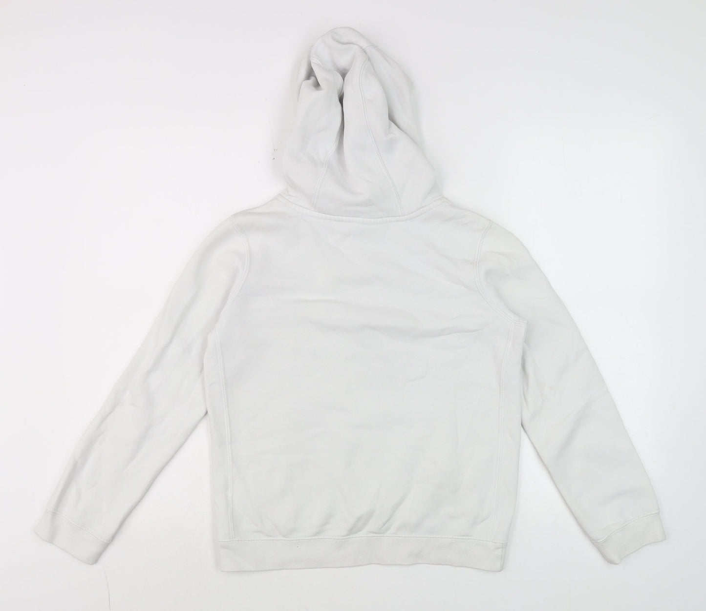 Teens UK Size M Nike White Pullover Hoodie