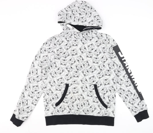 Boys UK Size 13-14 Years H&M Grey Pullover Hoodie