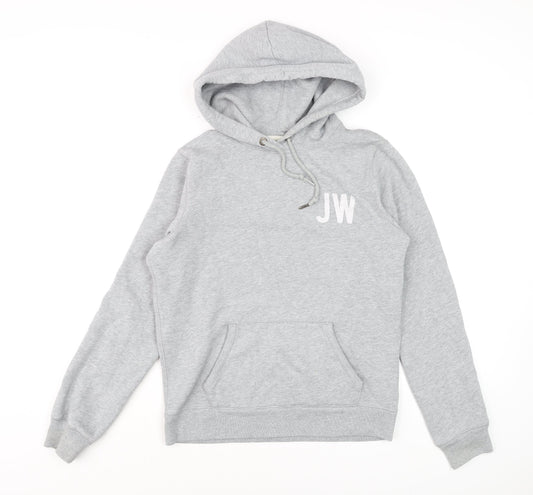 Mens UK Size M Jack Wills Grey Pullover Hoodie