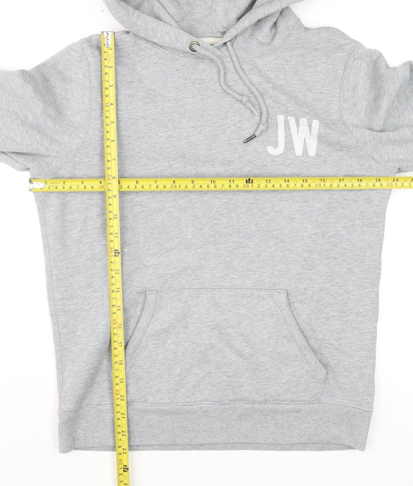 Mens UK Size M Jack Wills Grey Pullover Hoodie