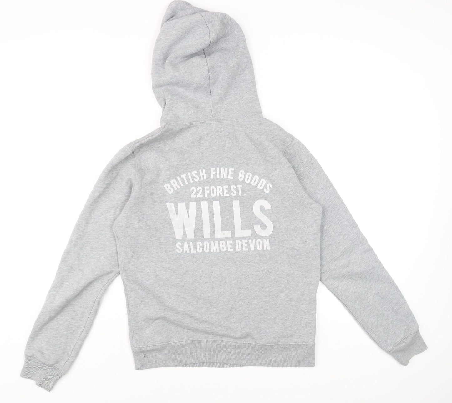 Mens UK Size M Jack Wills Grey Pullover Hoodie