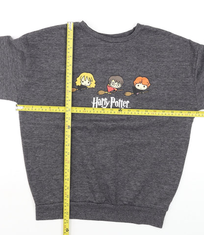 Boys UK Size 2XS Harry Potter Grey Pullover Casual